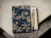Recycled Paper Vintage Journal (BLUE) - Small