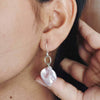 #12 - Baroque Pearl Earrings - ONEarth