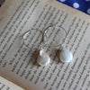 #6 - Coin Baroque Pearl Earrings - Silver - Jewellery
