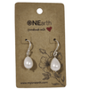 #77 - Drop Baroque shell pearl Earrings - ONEarth