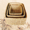 Set of 3 baskets - Water Reed (Kauna Grass) - Home Decor