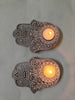 Load image into Gallery viewer, Hamsa hand tea light holder (set of 2)