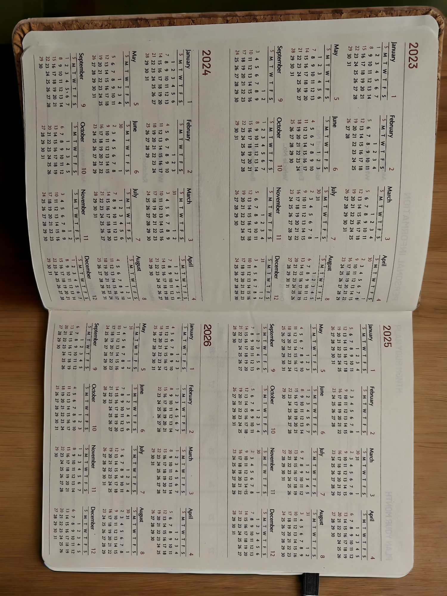 ONEarth Cork Planner with Bamboo pen thumbnail 5
