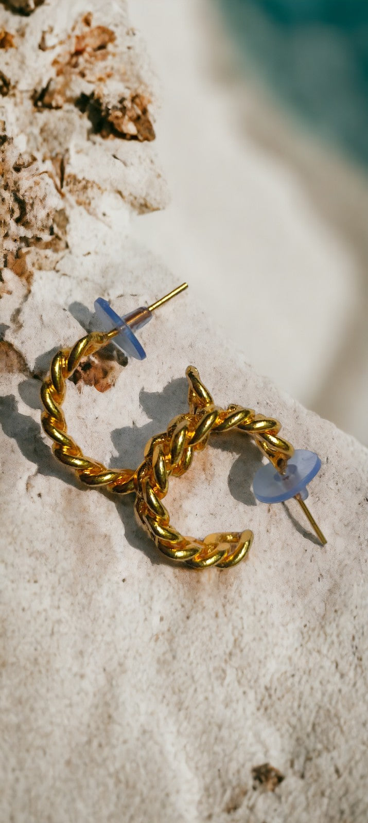 Chain Hoops Earrings
