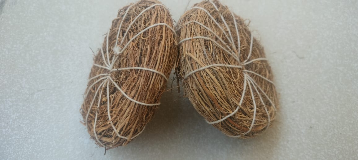 Khus organic body bath scrubber(Pack of 2)