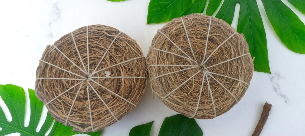 Khus organic body bath scrubber(Pack of 2)