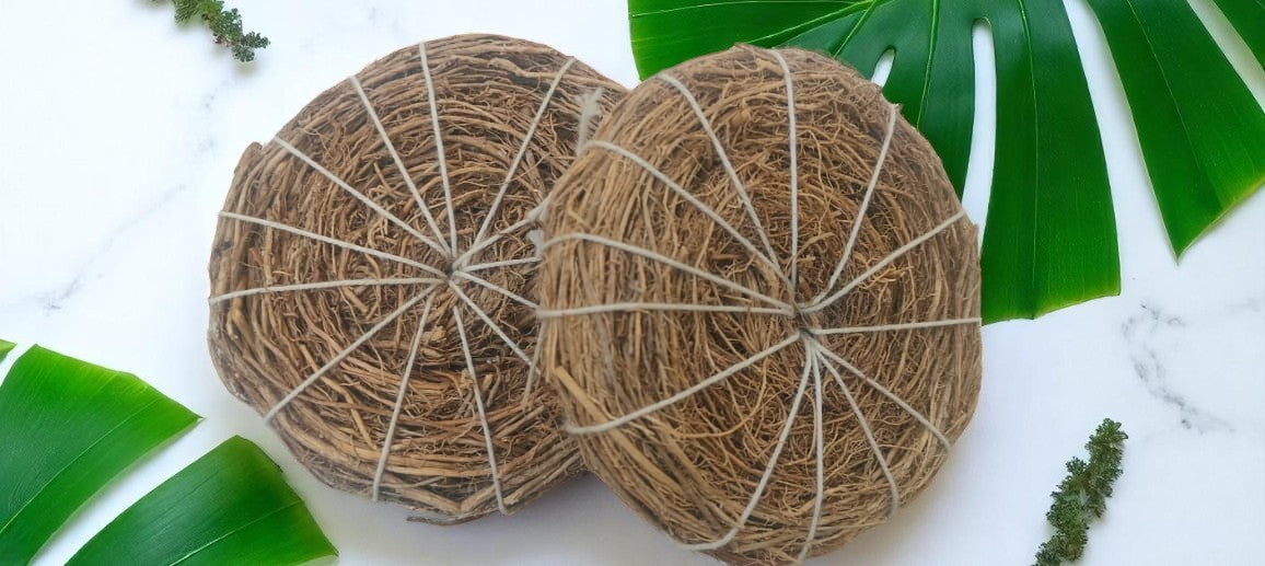 Khus organic body bath scrubber(Pack of 2)
