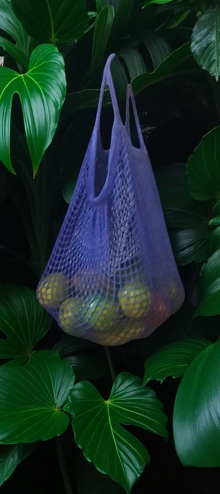 Cotton Mesh Shopping Bag - Funky Color