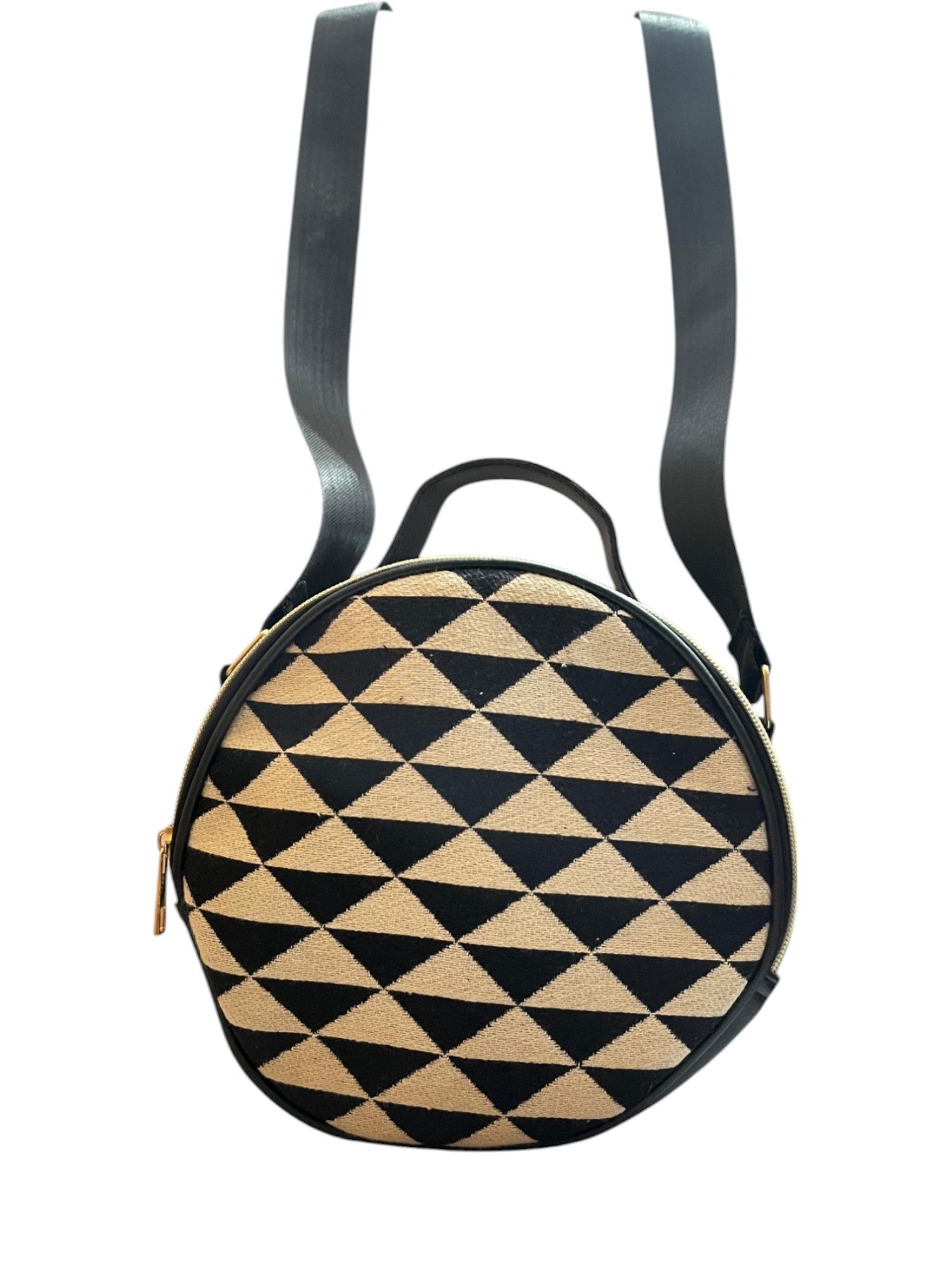 Indiamart Round Jute Bag Appealing Vegan Leather Round Sling Bag