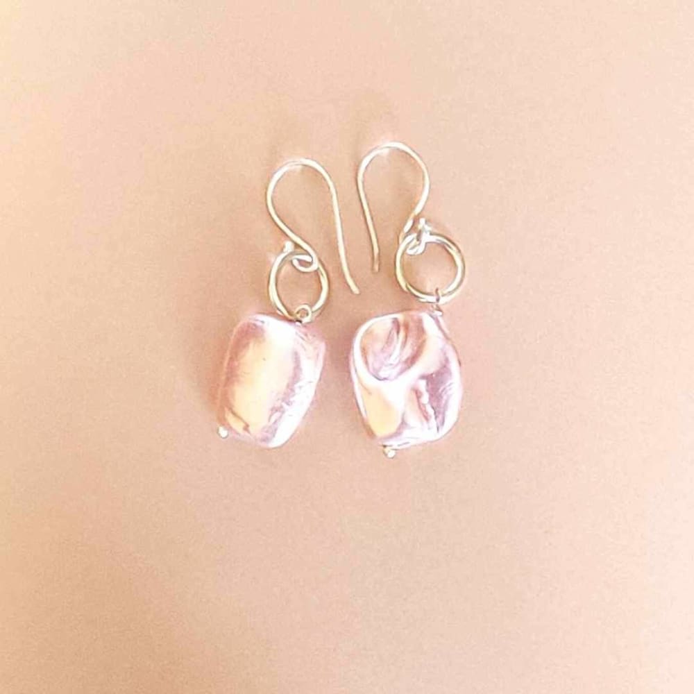 #12 - Baroque Pearl Earrings - ONEarth