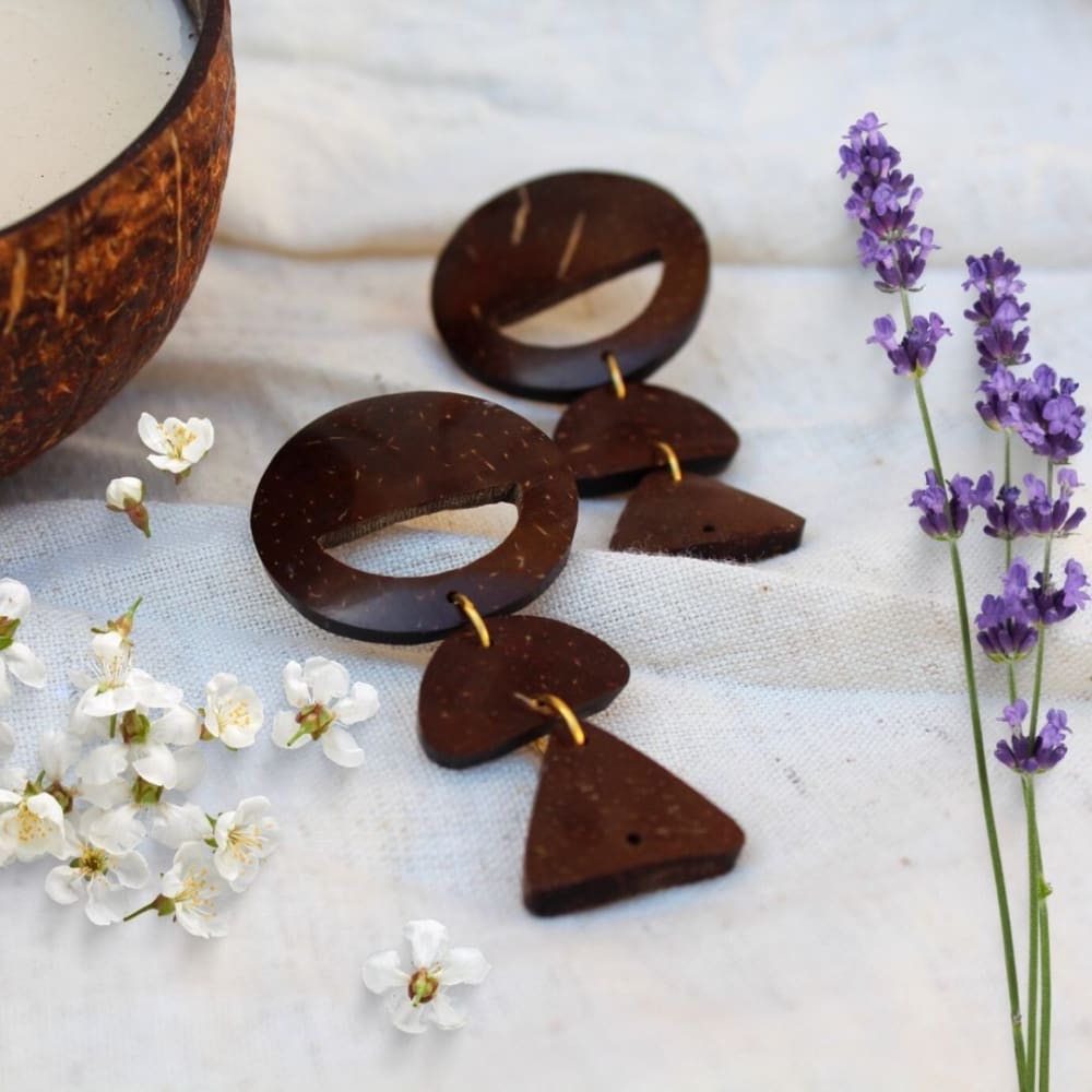 #3 - Coconut Shell Earrings - ONEarth