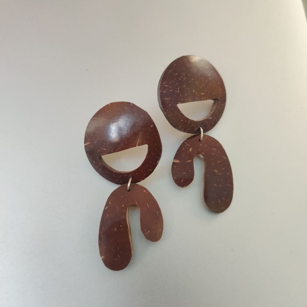 #4 - Coconut Shell Earrings - Jewellery