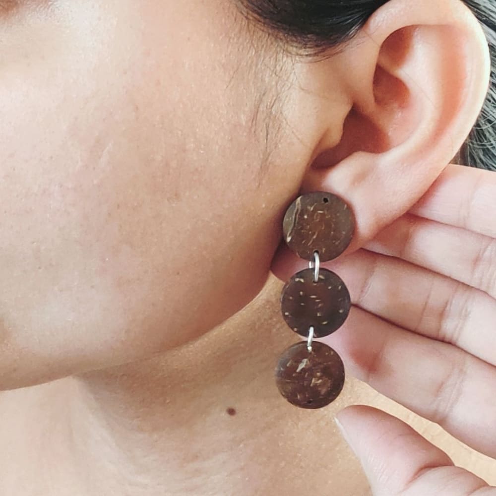 #6 - Coconut Shell Earrings - Jewellery