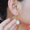 #6 - Coin Baroque Pearl Earrings - Jewellery