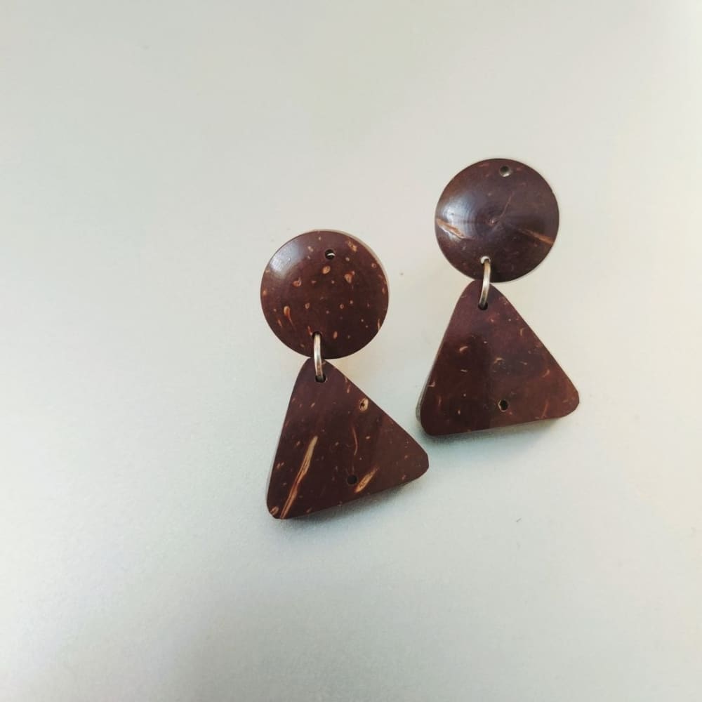 #7 - Coconut Shell Earrings - Jewellery