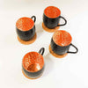 Antique Black Copper Mug - Pack of 4 - Kitchen