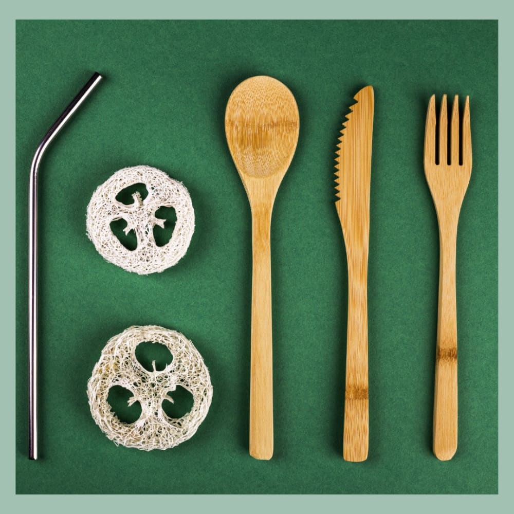 Bamboo Travel Cutlery Set - Kitchen