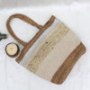 Load image into Gallery viewer, Beige Jute Tote Bag - ONEarth