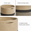 Load image into Gallery viewer, Black Jute Rope Baskets / Planters - Home Decor