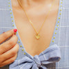 Load image into Gallery viewer, Citrin Stone Pendant with Chain - Golden Chain - Jewellery