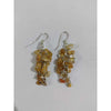 Citrine Stone Pebble Earrings - Ear Wire - Jewellery