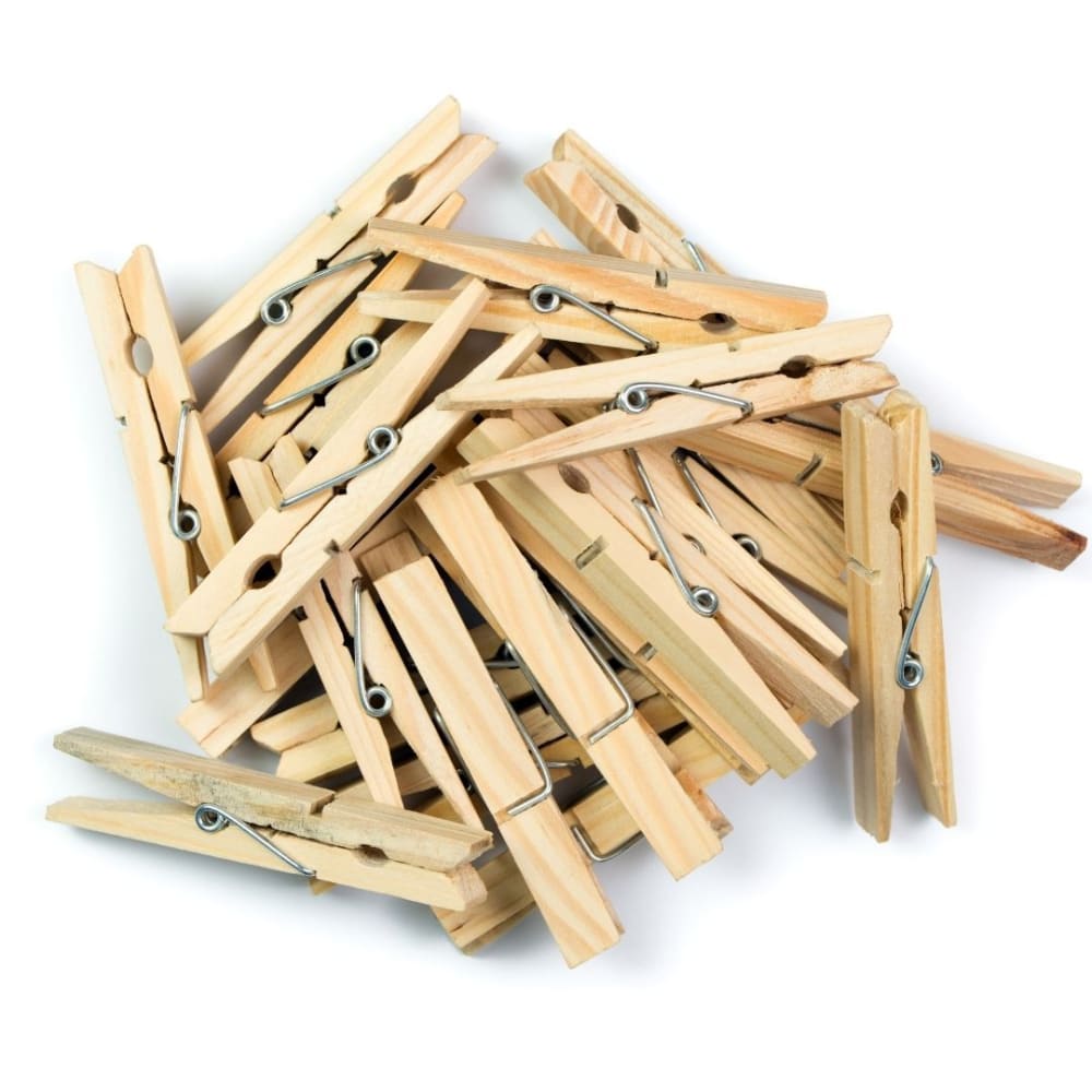 Cloth Pegs (Bamboo) - Pack of 20 - ONEarth