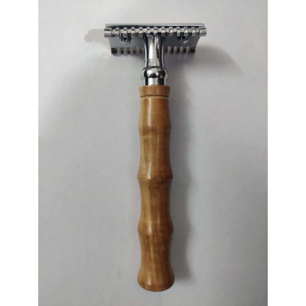 Double Edge Bamboo Handle Safety Razor - Personal care