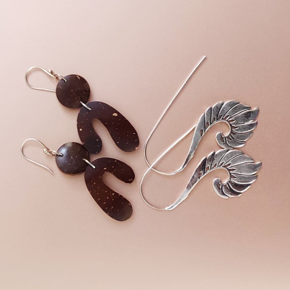 Earrings Set - Silver Human - Gift
