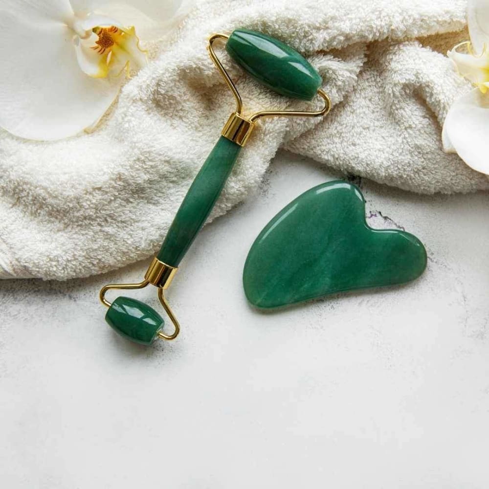 Green Jade Face Massager - Gua Sha (only) - skin care