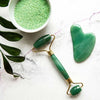 Green Jade Face Massager - Green Jade Roller (only) - skin 