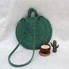 Load image into Gallery viewer, Green &amp; Round Sling Bag - Bags