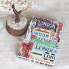 Hardcover Recycled Paper Journal - London - Stationery