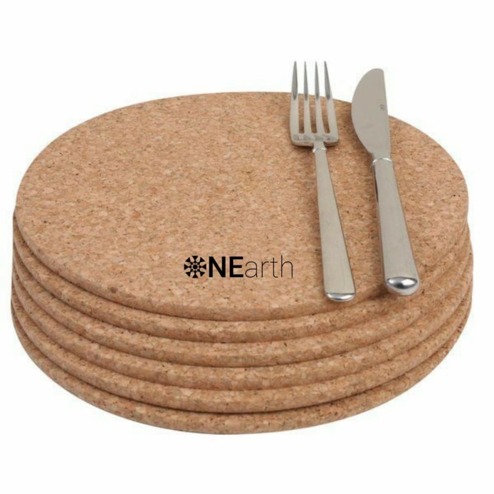 Heat Resistant Cork Trivets - Circle / Pack of 4 - Home 