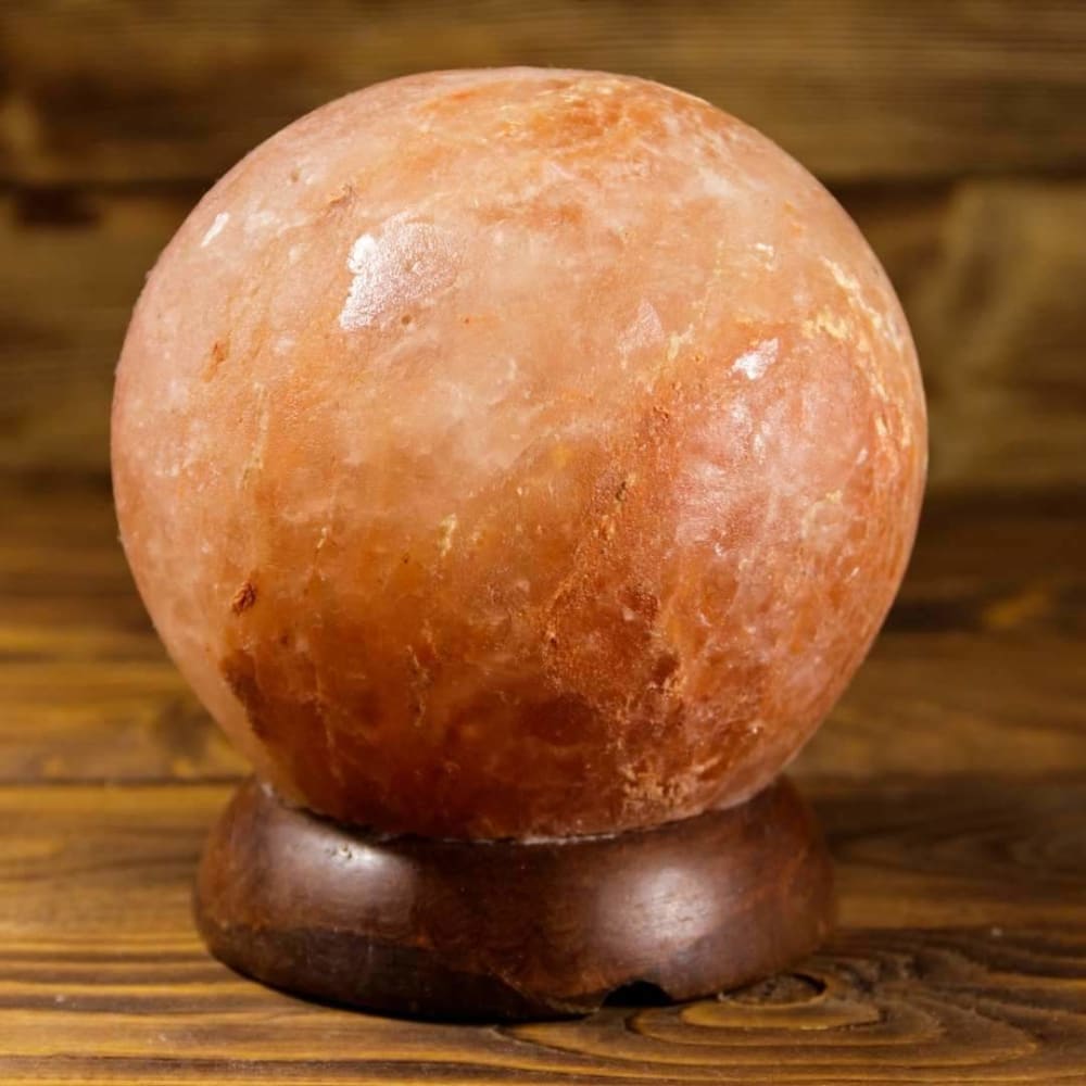 Himalayan Salt Lamp- Globe Shape - Home Decor