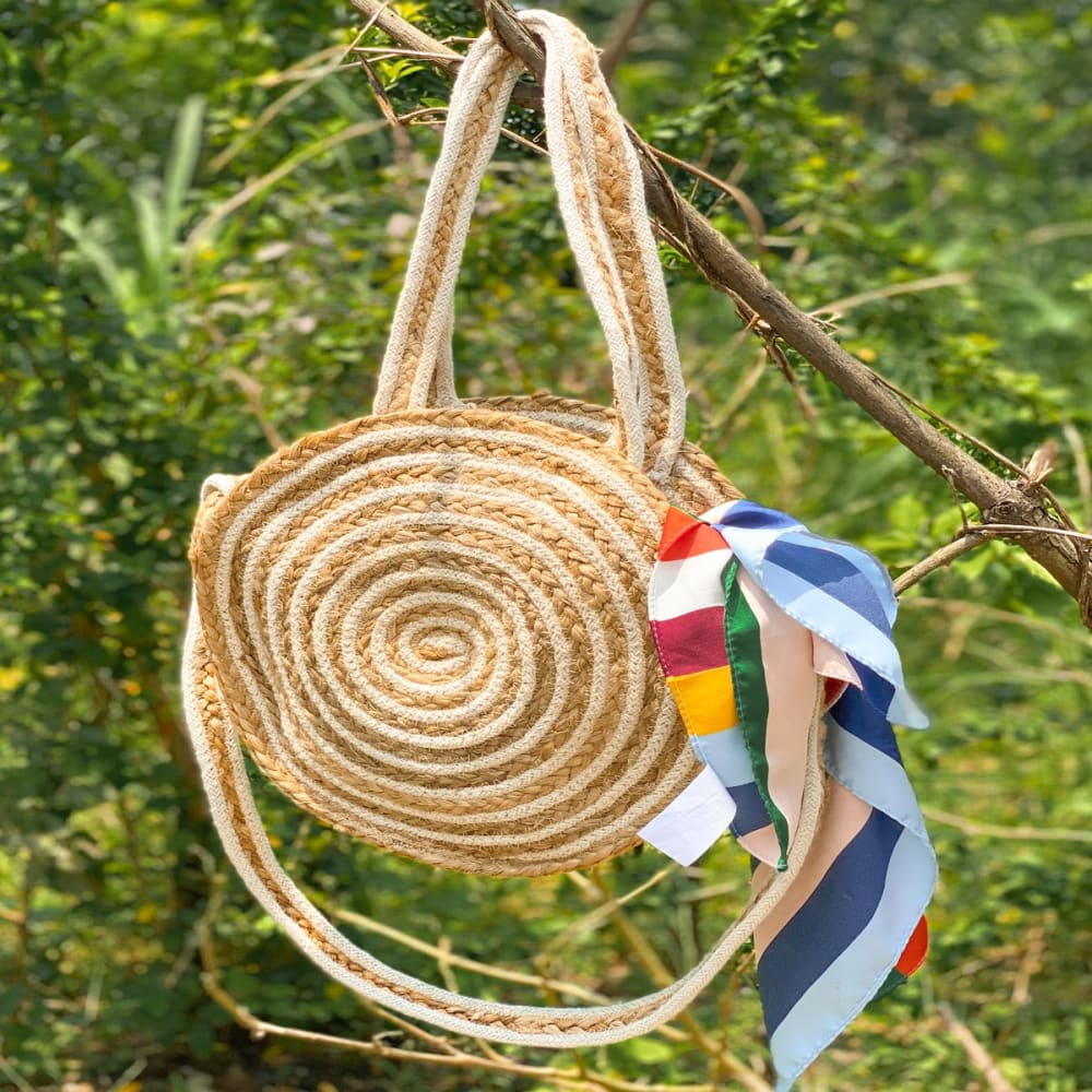 Jute Shoulder Sling Bag - Bags