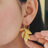 Leaves - Metal Earrings - Jewellery