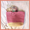 Pink & Cream Tote Bag - Bags