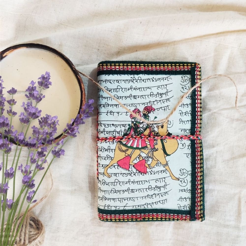 Recycled Paper Bahi-Khata (Journal) - Camel - Stationery