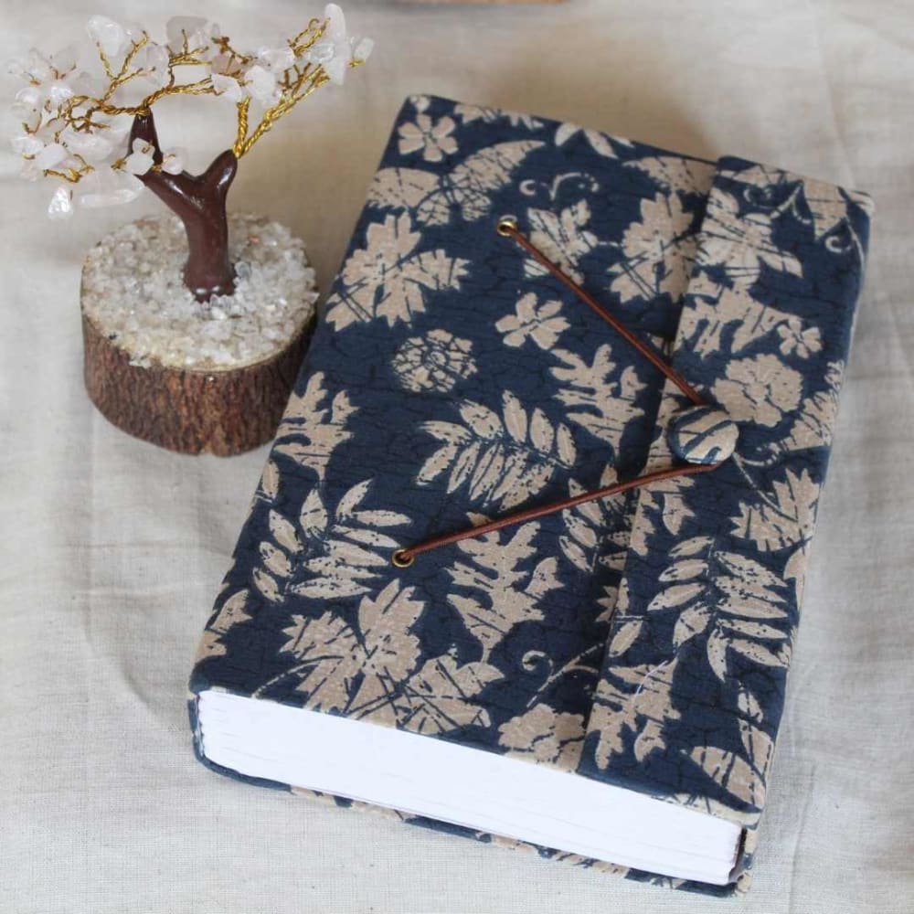Recycled Paper Vintage Journal (BLUE) - Jumbo - Stationery