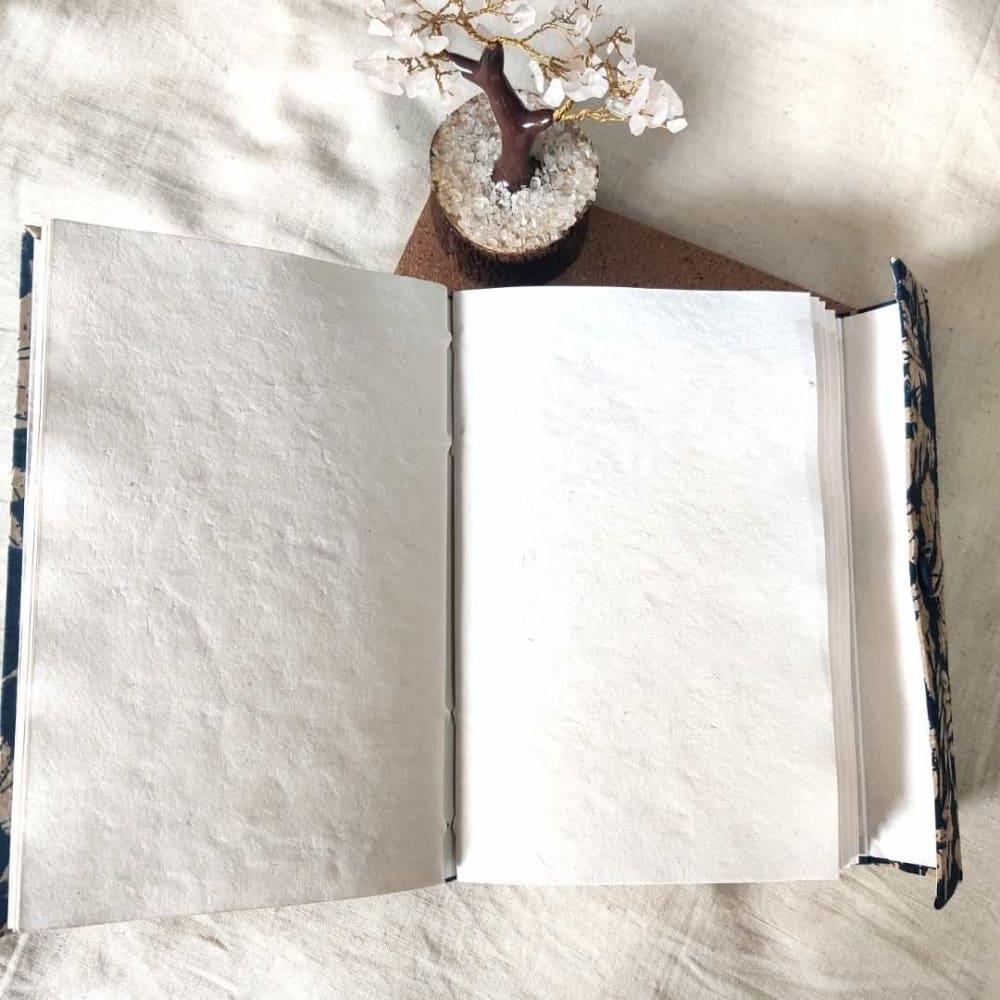 Recycled Paper Vintage Journal (BLUE) - Jumbo thumbnail 5