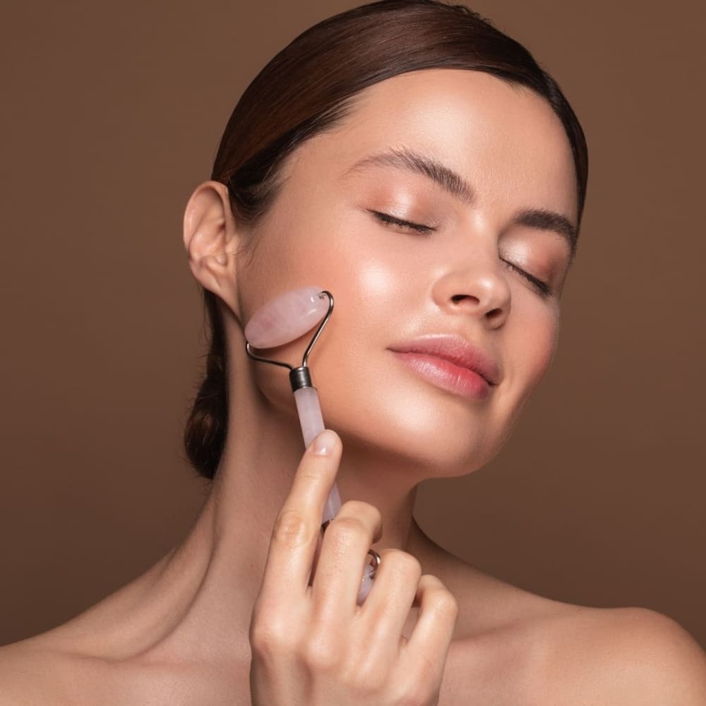 Rose Quartz Face Roller - skin care