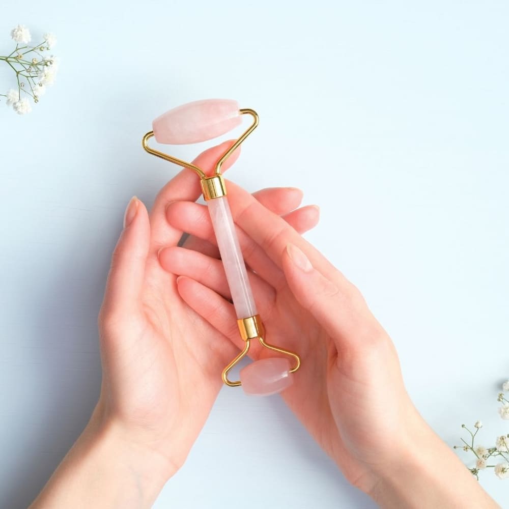 Rose Quartz Face Roller thumbnail 5