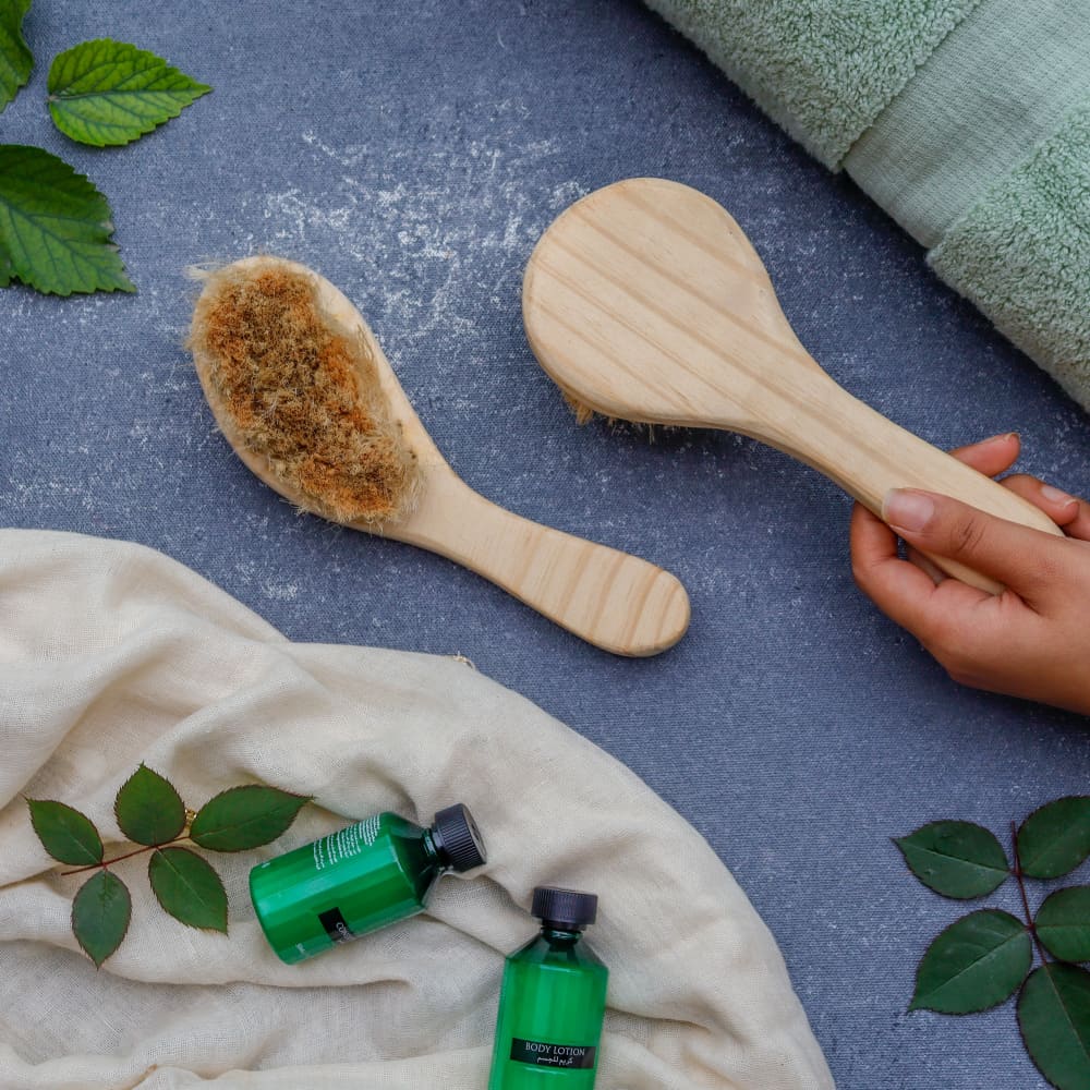 Soft Sisal Fiber Dry Body Coir Brush - Bend - Personal care