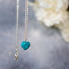 Turquoise Stone Pendant with Chain - Jewellery