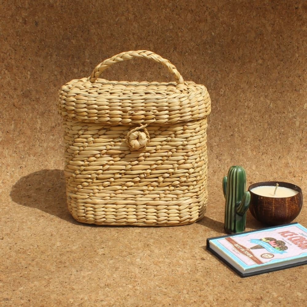 Water Reed (Kauna Grass) Hand Bag - ONEarth